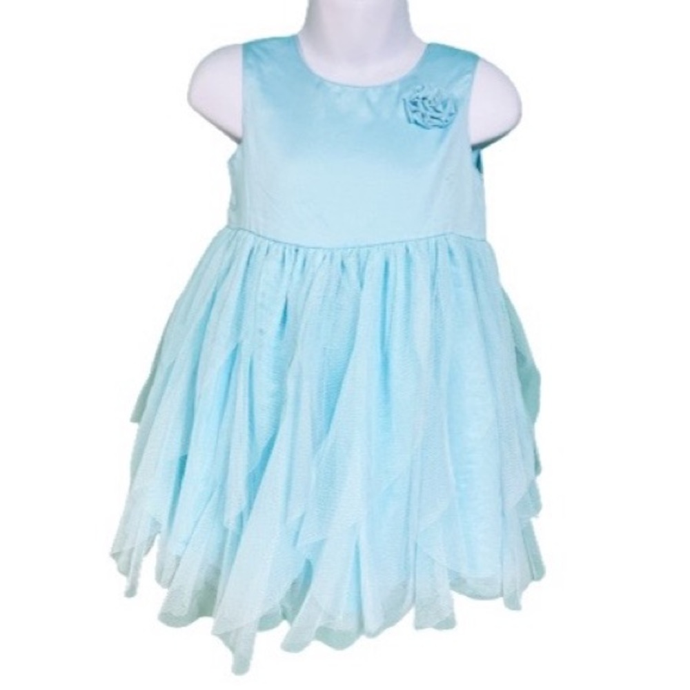 Carters Light Blue Sleeveless Tutu Formal Dress Toddler Girls Size 24M